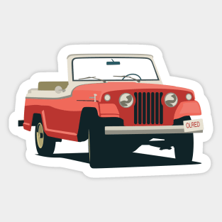 Jeepster Commando Sticker